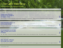 Tablet Screenshot of forestletterwatch.org
